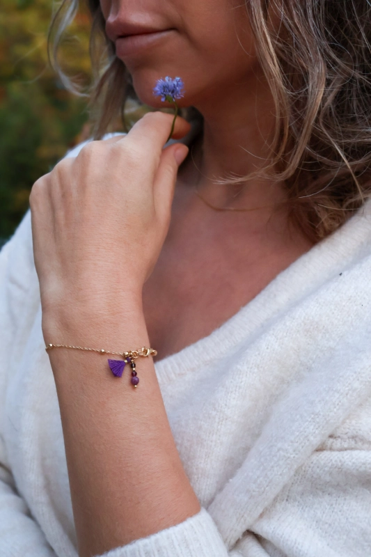 Bransoletka VIOLET CHARM